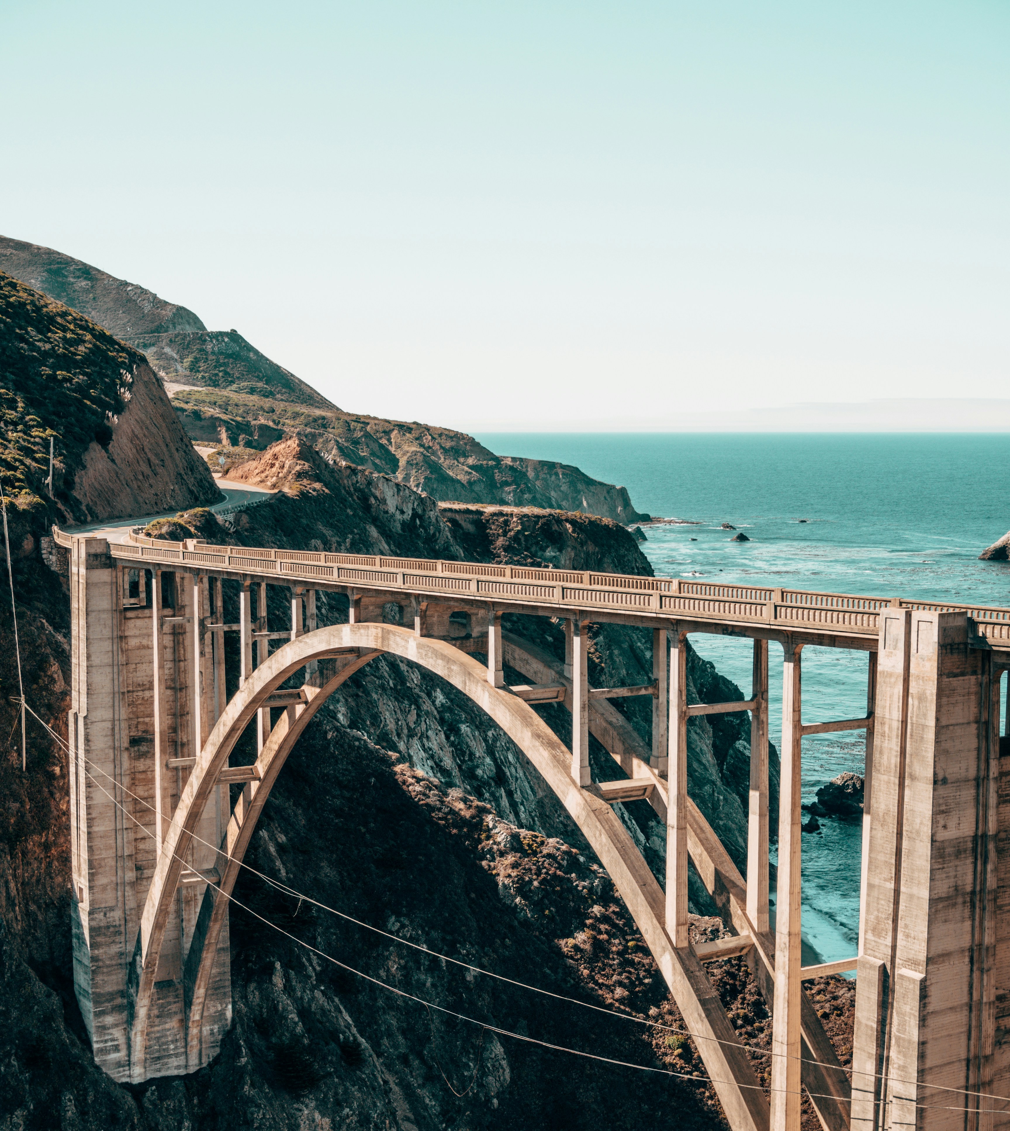 Coastal bridge symbolizing connection and bridging gaps